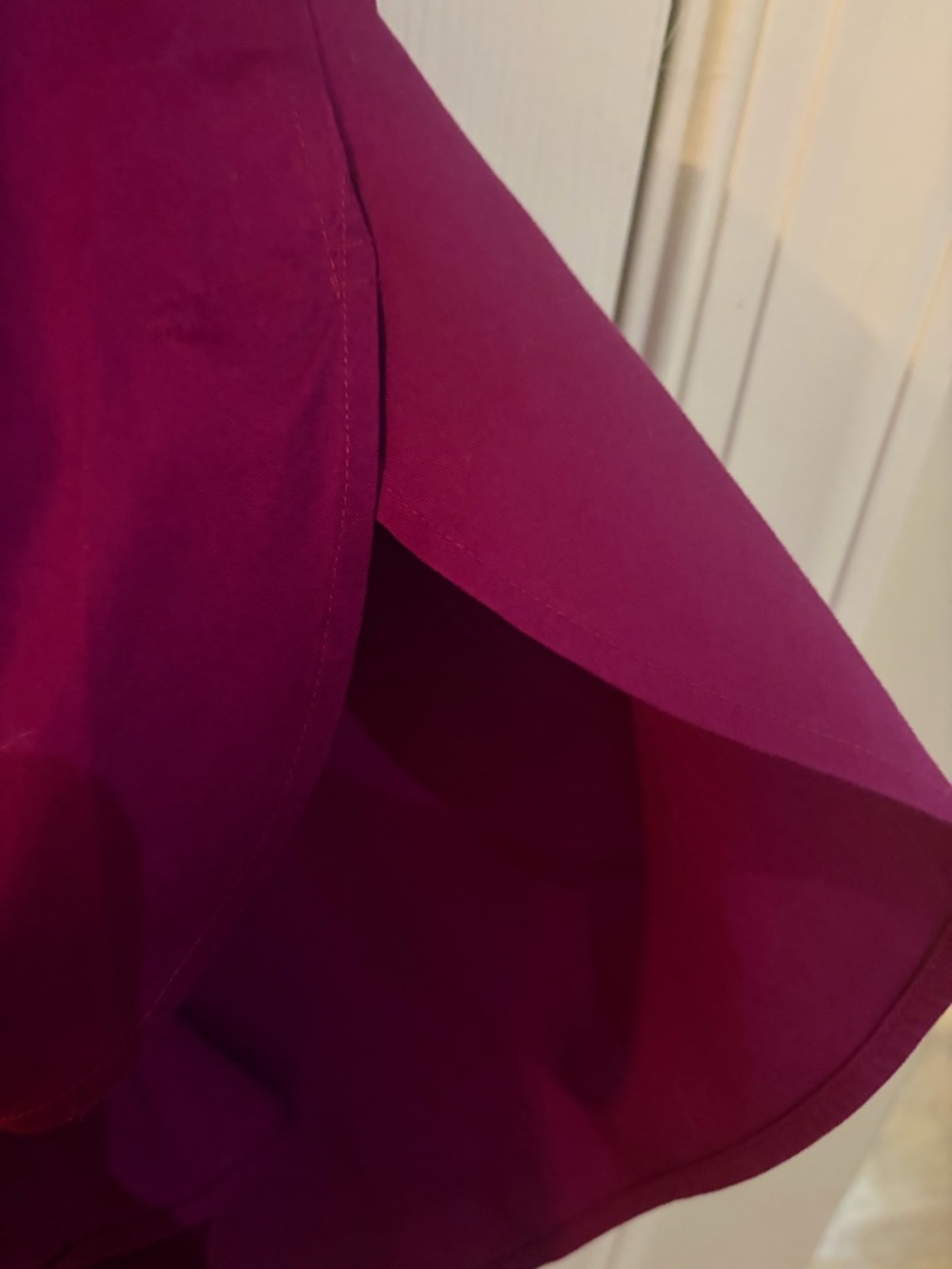 Chico’s No-Iron Button Down Shirt - Magenta Purple - Size 1 (M) 100% Cotton - Picture 6 of 7